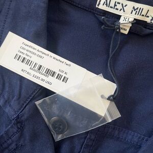 Alex Mill Expedition Jumpsuit, Deep Navy, Washed Twill, NWT size XL